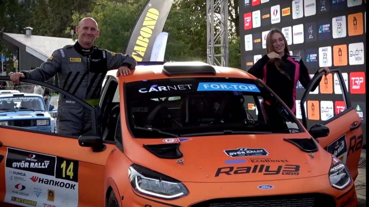 Apáról lányára szállt a rally 