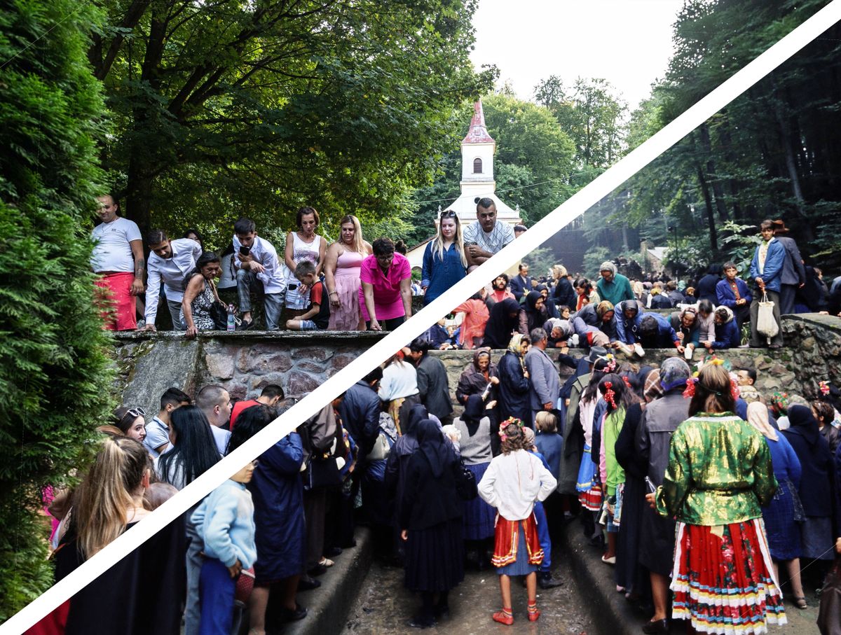 Akkor és most a csatkai zarándokhely. Olvass tovább a teljes, interaktív képhez! 