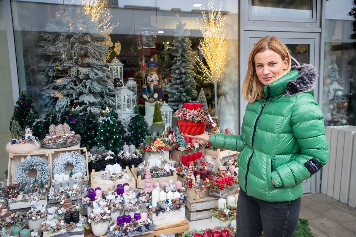 Adventi koszorúk Tatabányán