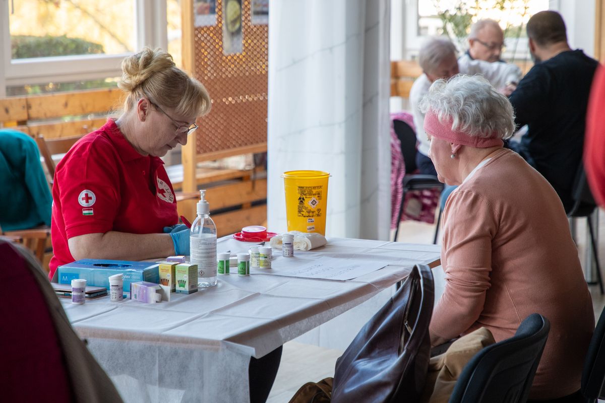 Tatai egészségnap a Kőkútiban