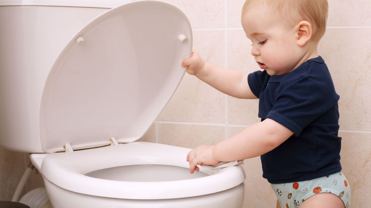 Little,Boy,Looks,In,The,Toilet vécé szennyvíz koronavírus koncentráció