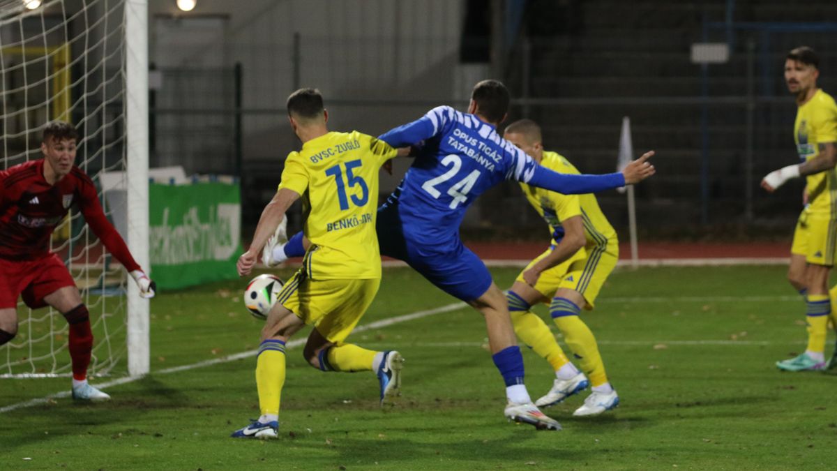 Az Opus Tigáz Tatabánya 2-1-re legyőzte a BVSC-t