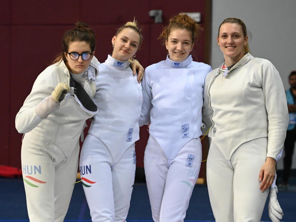 FUJAIRAH, WORLD CUP WOMEN’S EPEE 2024
8-10 NOVEMBER 2024
In Photo: HUNGARY
Photo by Eva Pavía #BizziTeam / FIE