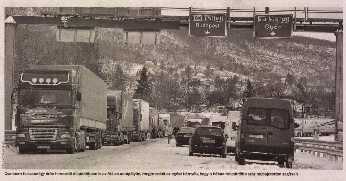 12 éve, a márciusi havazás teljesen átírta az ünnepet. Ezrek kerültek a hó fogságába, az M1-es autópálya teljesen elesett. Emberi sorsok és hőstettek 2013-ból.