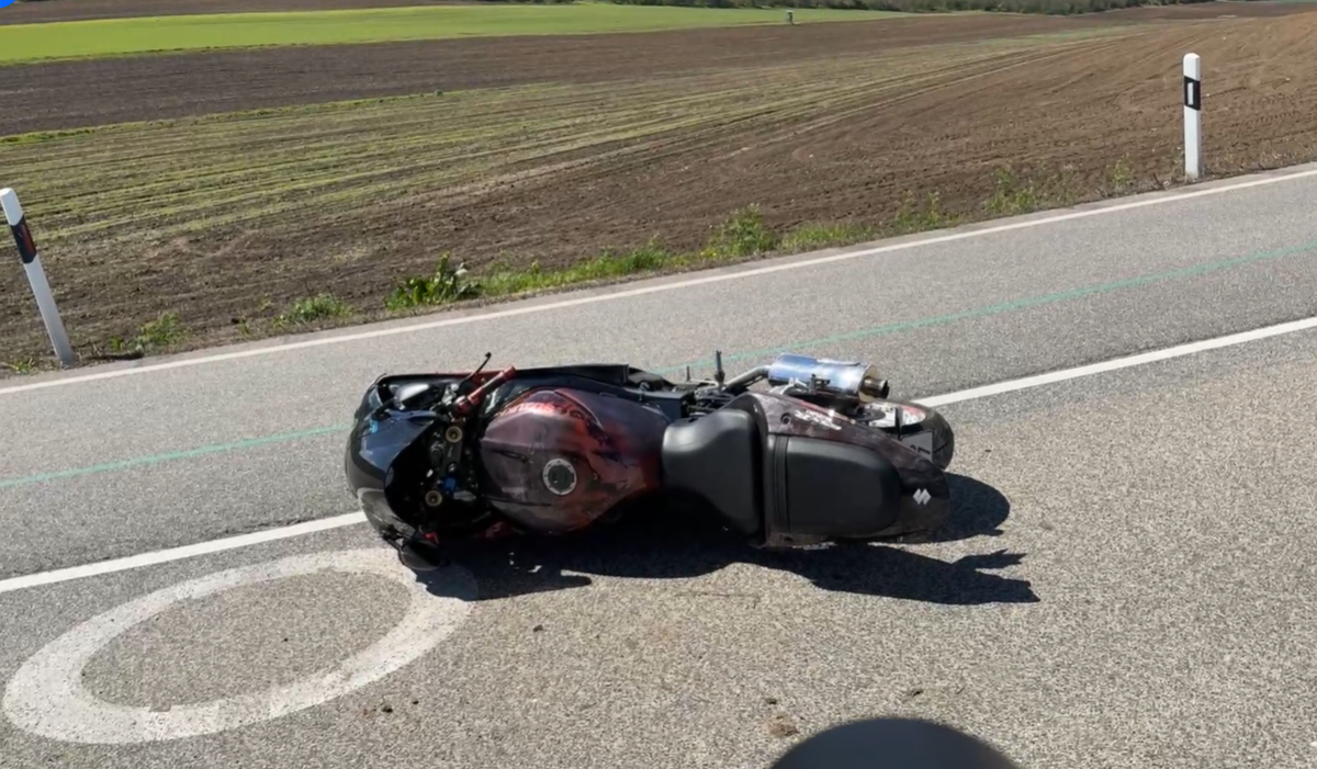 motoros baleset