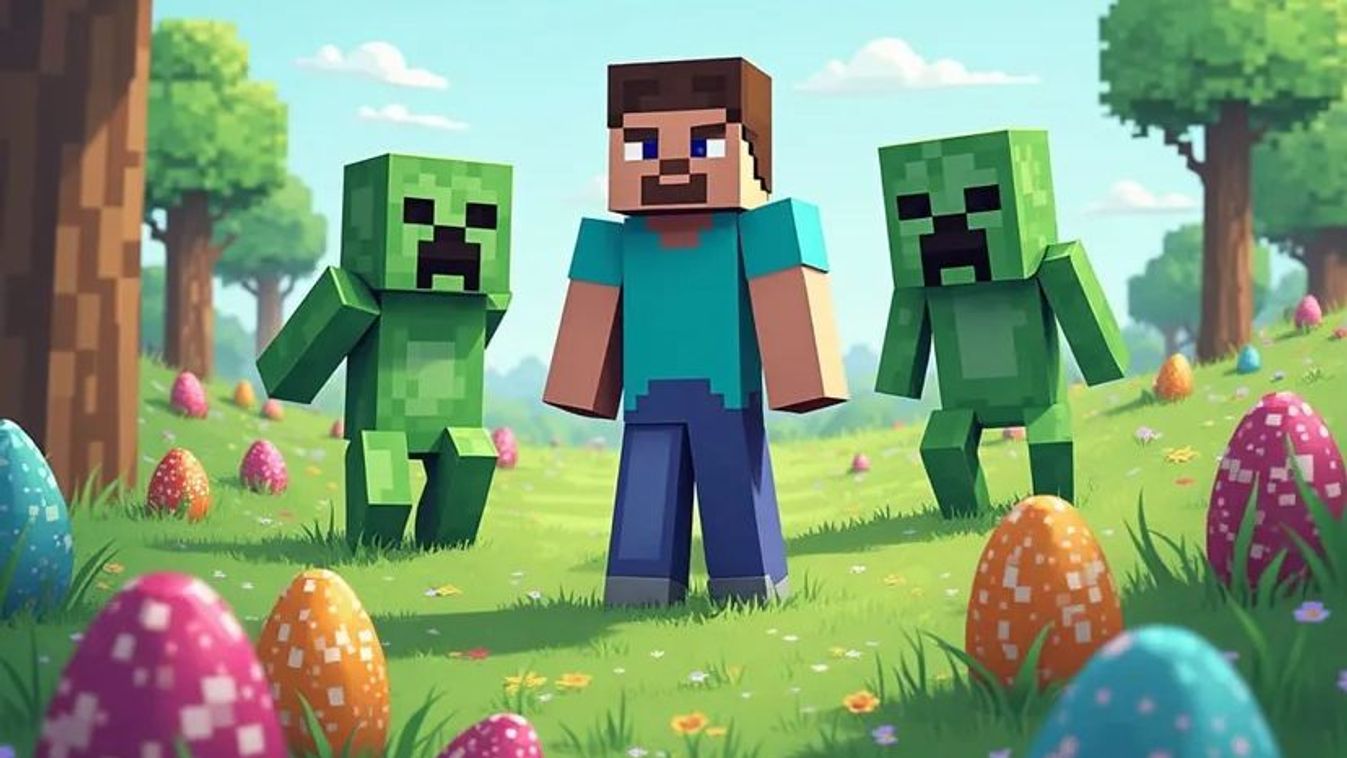 Locsolóvers Minecraft-stílusban a ChatGPT-től, szeretettel