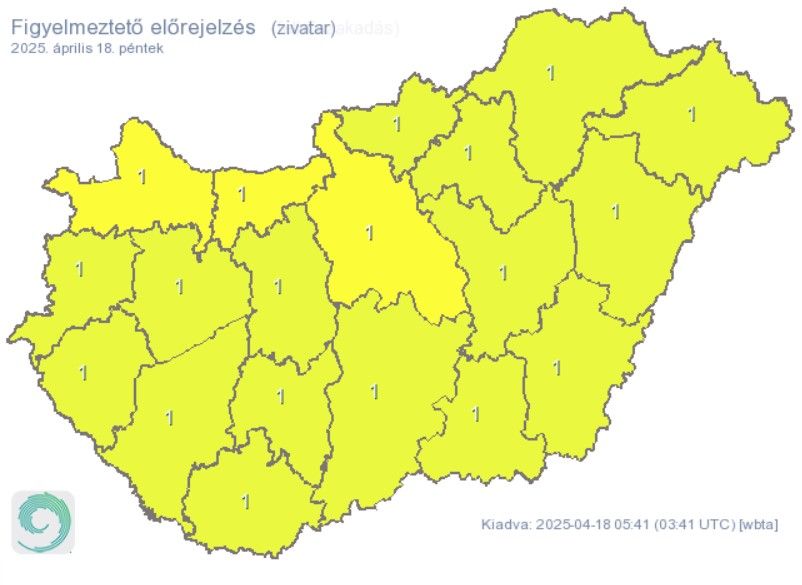 időjárás, mai időjárás