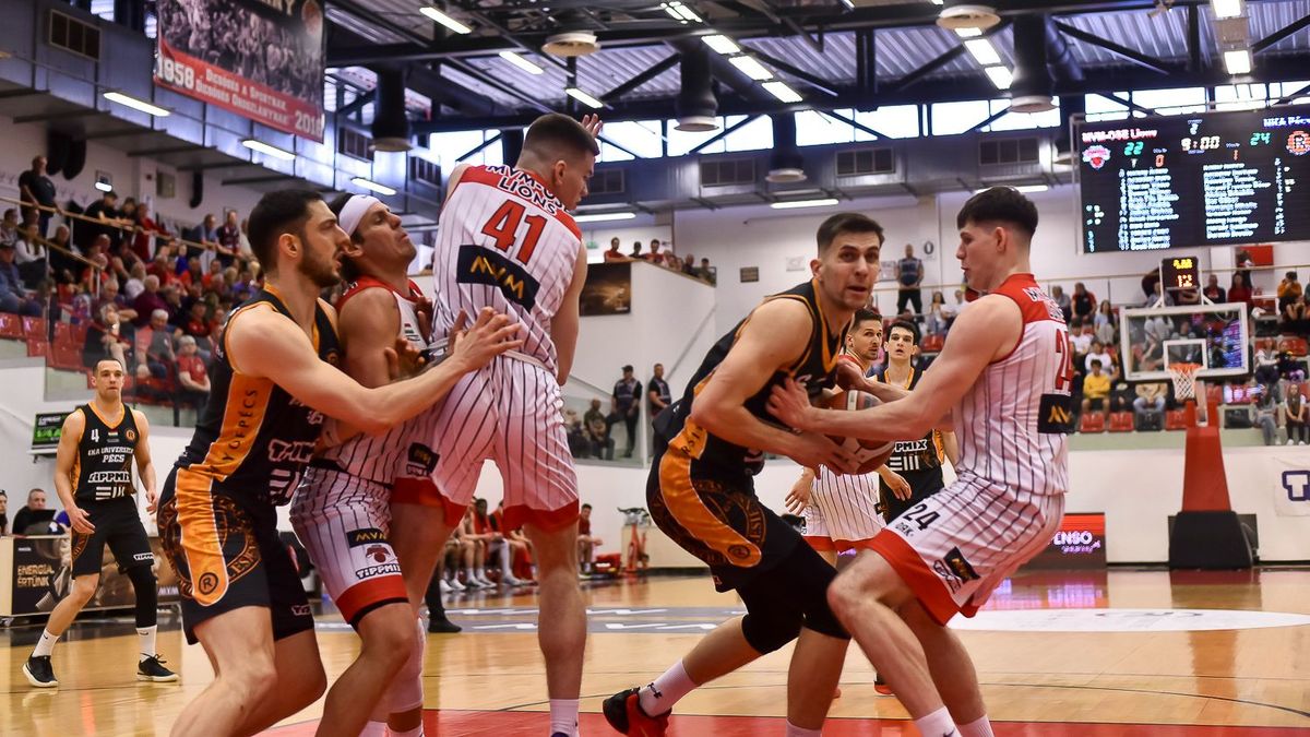 MVM-OSE Lions: 85-75-ös hazai győzelem az NKA Universitas Pécs ellen az élvonalbeli férfi kosárlabda-bajnokság alsóházi rájátszásának 8. fordulójában