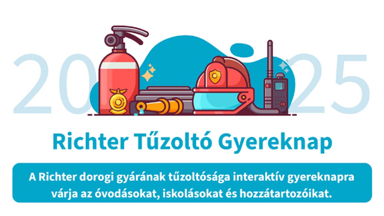 Várják Önöket és gyermekeiket a Richter Tűzoltó Gyereknapon!