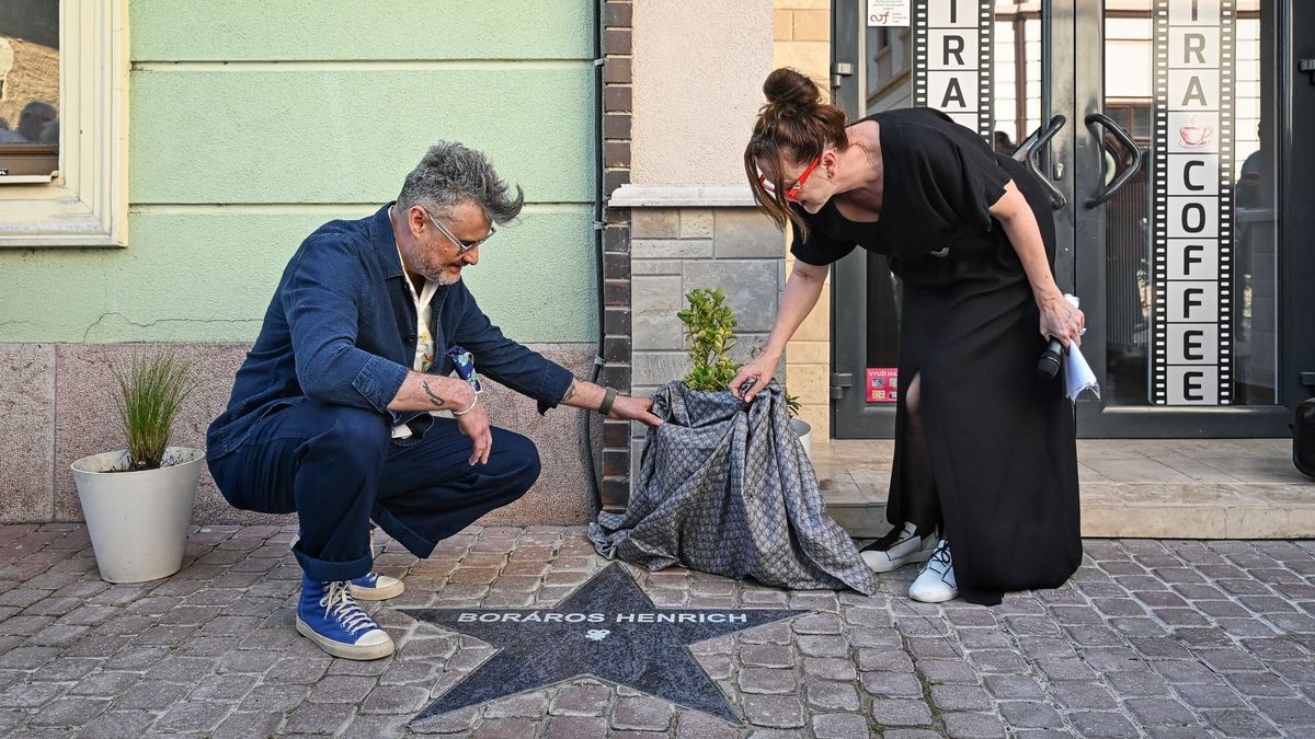 Boráros Henrik és Bandor Éva együtt leplezték le a csillagot