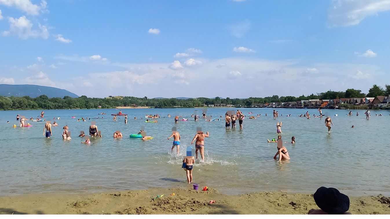 Esztergomban és Dorogon már nyár van: megnyitottak a Palatinus-tó strandjai