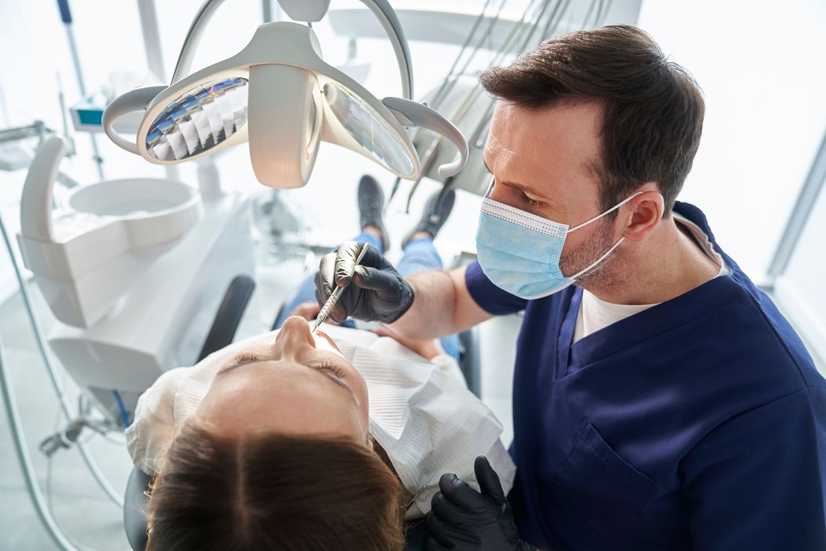 Woman,Having,Visit,At,The,Dentist, fogorvos