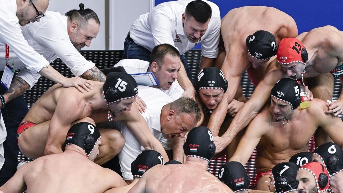 vízilabda: a magyar férfiválogatott 18-12-re legyőzte a címvédő Horvátországot a Szingapúrban zajló világbajnokság negyeddöntőjében