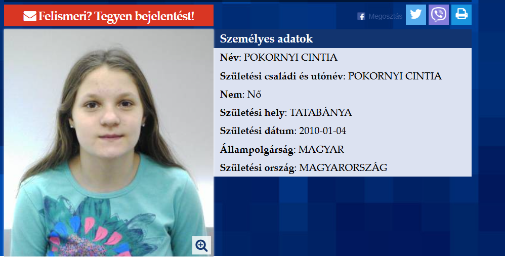 Eltűnt lány