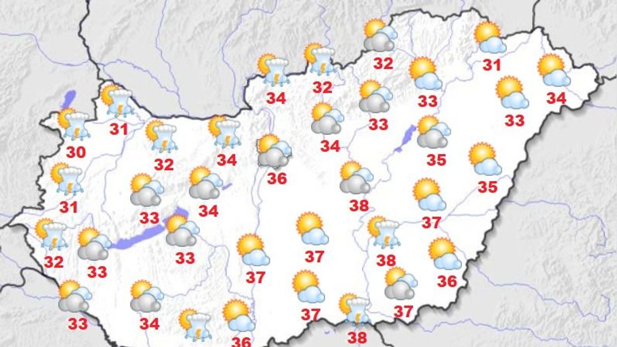 A vasárnapi időjárás sem tartogat meglepetést, de már küszöbön a felfrissülés