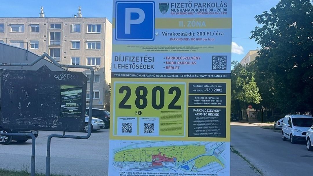 tatabányai parkolás