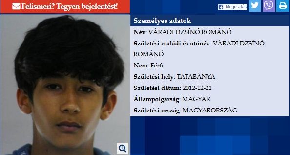 eltűnés,fiatalok,Komárom,Esztergom,vármegye,nyomozás,rendőrség,keresés,család,segítség,bejelentés,ügy,hatóság,figyelem,közbiztonság,bűnügy,rejtély,ország,lakosság,szemtanú,információ,plakát,sajtó,tragédia,veszély,közösség,keresett,titok,történet,dráma,felhívás,figyelmeztetés,remény,főhírek,friss,eltűnt,fiatal fiúk,telefonszámok,telefonhívás,időben érkezett telefonhívás,életet menthet,Magyarország,lakossági segítség,rendőrségi hírek,friss hatósági hírek,közbiztonság növelése,prevenció,beszámoló,közérdekű,rendőreink,ORFK,célkörözési osztályok,Készenléti Rendőrség,Magyar Rendőrség,TEK,kommandó,életveszély,haza,hazaszeretet,mindennapos áldozatvállalás,köszönet,Hirmagazin.eu,lakossági felelősség,felkutatás,életmentés,hatékony együttműködés,elkötelezettség,tisztelet,Komárom-Esztergp,Vármegyei Rendőr-főkapitányság,Magyar Ügyészség,Magyar Bíróságok