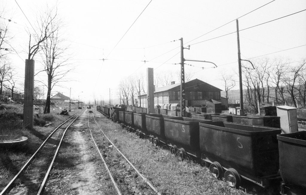 Bányavasút, csille javító, 1987