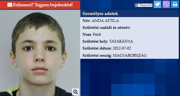 eltűnés,fiatalok,Komárom,Esztergom,vármegye,nyomozás,rendőrség,keresés,család,segítség,bejelentés,ügy,hatóság,figyelem,közbiztonság,bűnügy,rejtély,ország,lakosság,szemtanú,információ,plakát,sajtó,tragédia,veszély,közösség,keresett,titok,történet,dráma,felhívás,figyelmeztetés,remény,főhírek,friss,eltűnt,fiatal fiúk,telefonszámok,telefonhívás,időben érkezett telefonhívás,életet menthet,Magyarország,lakossági segítség,rendőrségi hírek,friss hatósági hírek,közbiztonság növelése,prevenció,beszámoló,közérdekű,rendőreink,ORFK,célkörözési osztályok,Készenléti Rendőrség,Magyar Rendőrség,TEK,kommandó,életveszély,haza,hazaszeretet,mindennapos áldozatvállalás,köszönet,Hirmagazin.eu,lakossági felelősség,felkutatás,életmentés,hatékony együttműködés,elkötelezettség,tisztelet,Komárom-Esztergp,Vármegyei Rendőr-főkapitányság,Magyar Ügyészség,Magyar Bíróságok