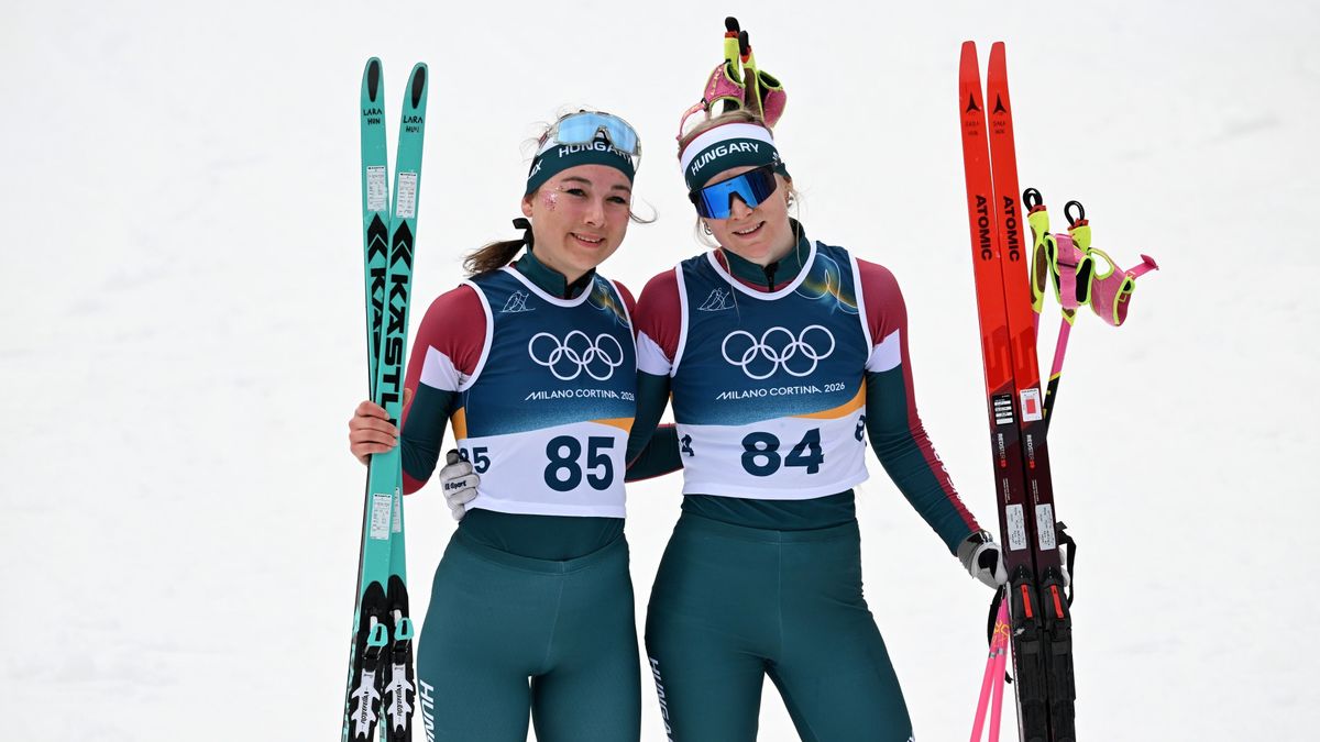 2026-os téli olimpia: Laczkó Lara (balra) és Pónya Sára (jobbra) a csapatversennyel zárták szereplésüket
