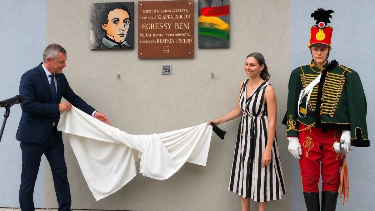 175 év után újra „megszólal” a Klapka-induló szerzője Észak-Komáromban: AI kelti életre Egressy Bénit