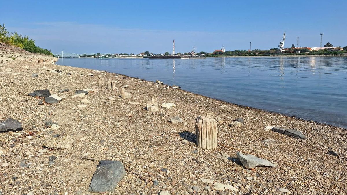 Rejtett erőd nyomai rajzolódnak ki a Dunában – egyre többet mutat a rekordalacsony folyó