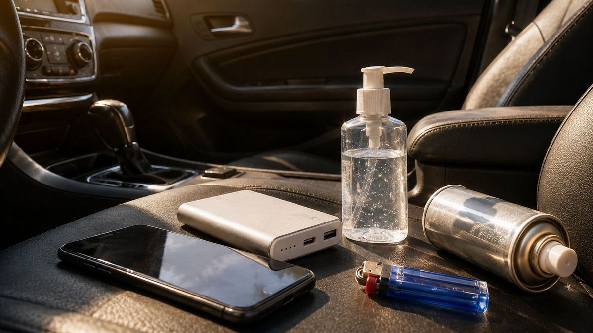 Nem csak a powerbank veszélyes: ezek akár fel is robbanhatnak a forró autóban