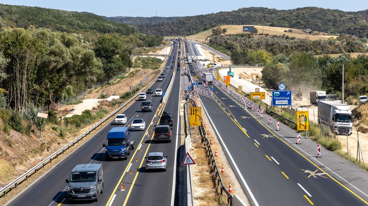 Baleset az M1-esen: tíz kilométeresre nőtt a torlódás Győr felé