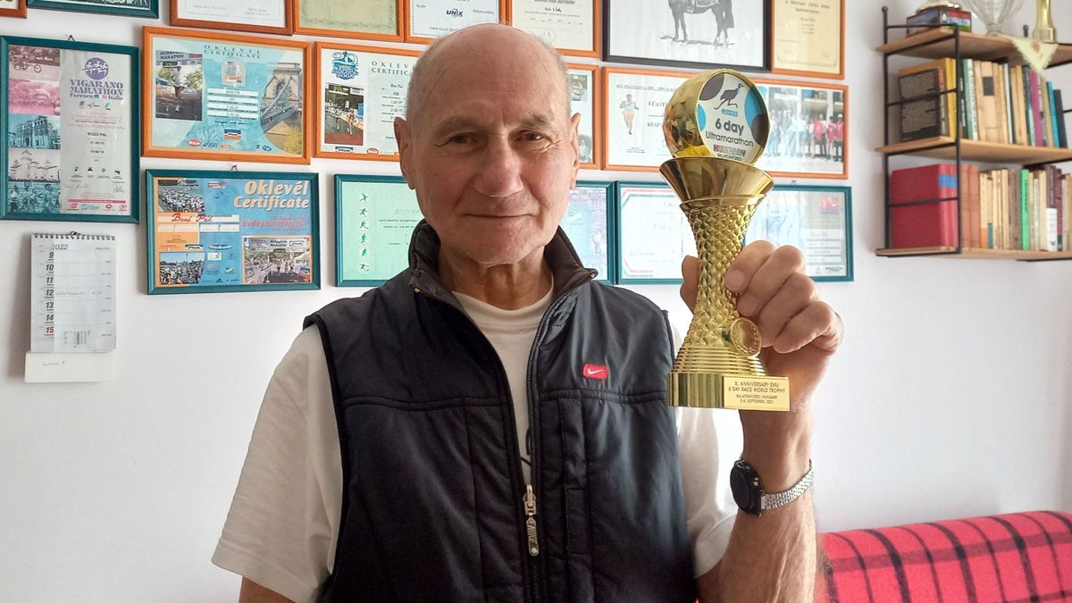 Pali bácsi 87 évesen is bírja: 355 kilométert tolt le az ország legidősebb ultrafutója