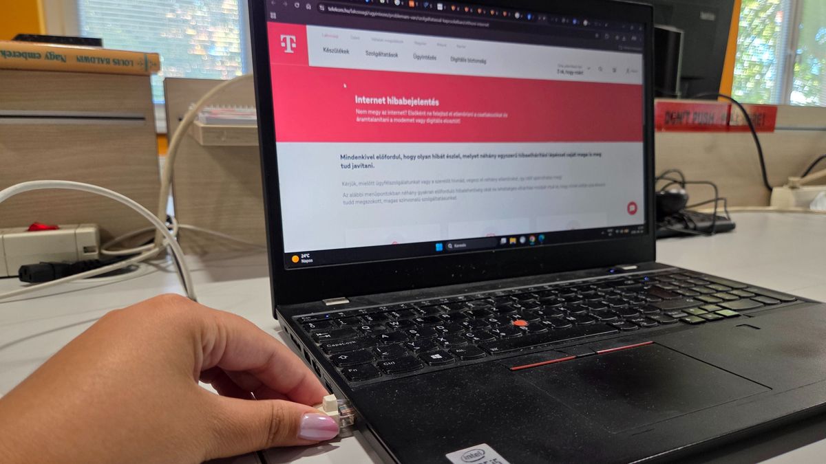 Összeomlott a hálózat Komárom környékén: kiderült, mi okozta a bajt